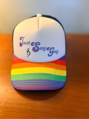 The Alchemist Brewery Just Say Gay Rainbow Trucker Hat